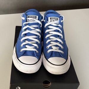 Converse Classic Blue and White Sneakers
